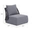 Chaise d'appoint grise