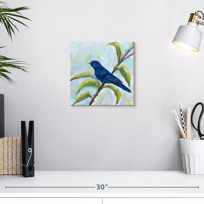 Brampt Indigo Bunting, 10" H x 10" W