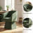 Swivel Barrel Accent Chair, Soft Chenille-Textured Fabric, 360° Swivel, Deep Cushioned Seat without Pillow-1864976801