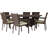 Arturas 6 - Person Wicker Patio Dining Set with Rectangular Table-21131107