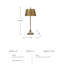 Lampe de table Fritzburn