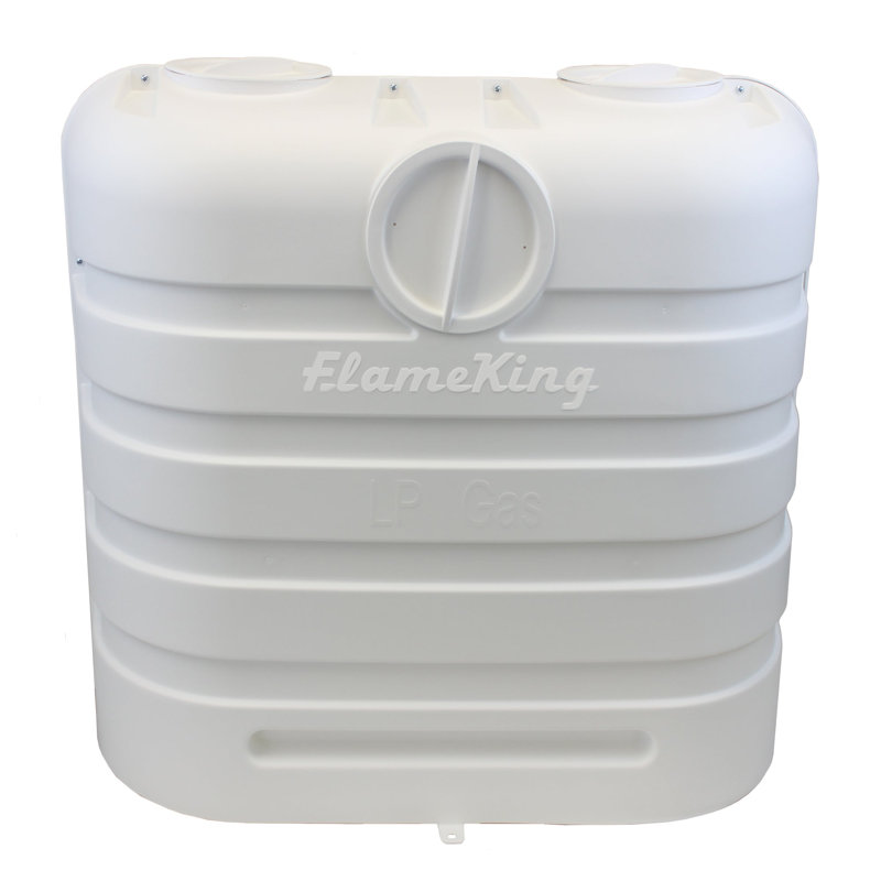 Couvercle robuste en plastique léger pour réservoir de propane LP de 30LB Flame King