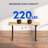 Bamboo Dual Motor Electric Standing Desk With Solid Bamboo Top, 48" X 24" Adjustable Height Sit-Stand Desk With Memory Presets-1301526455-1301526452
