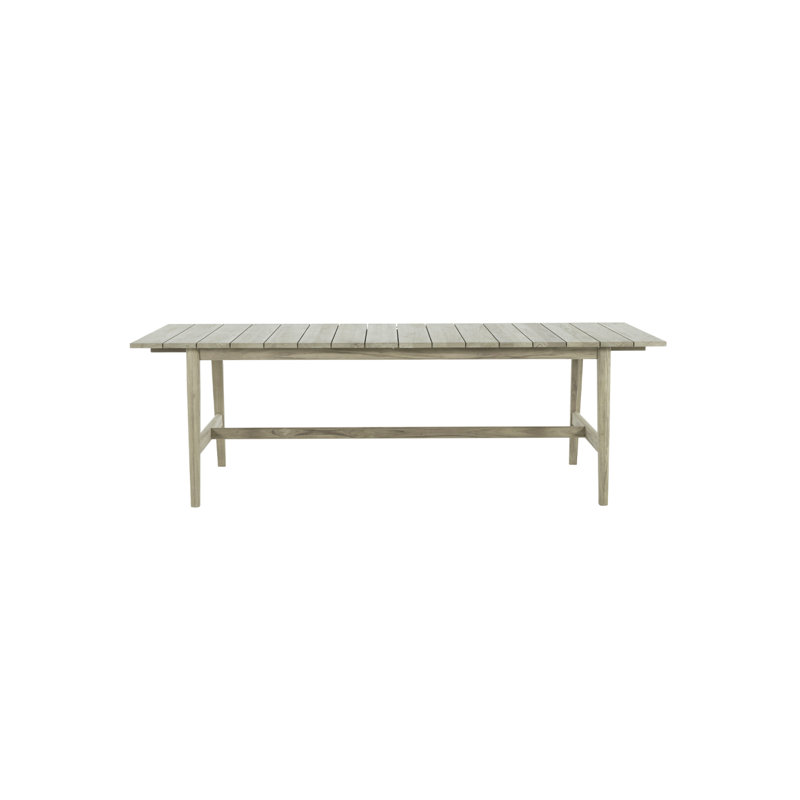 Coast Outdoor Dining Table, Oyster Teak