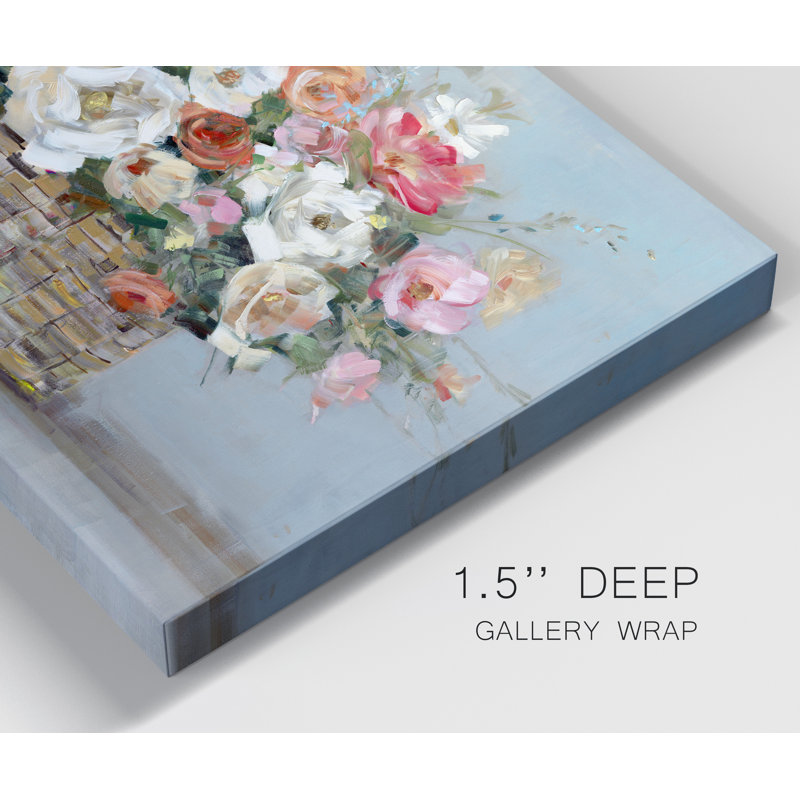 Flower Market Fresh - reproduction sur toile tendue, H 40 po x l 30 po x P 1 po