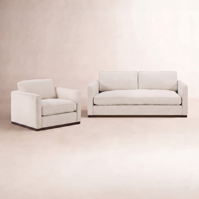 Bobbi 2-Piece Linen Living Room Set