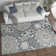 Tapis gris Floressa