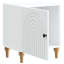 43cm W Manufactured Wood Bedside Table-952294538