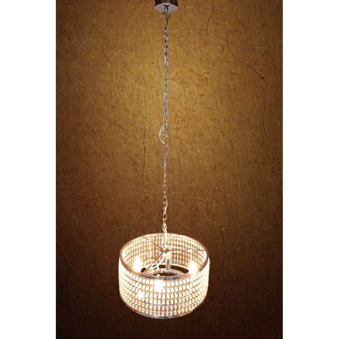 Nyx 4 - Light Chrome Drum Pendant