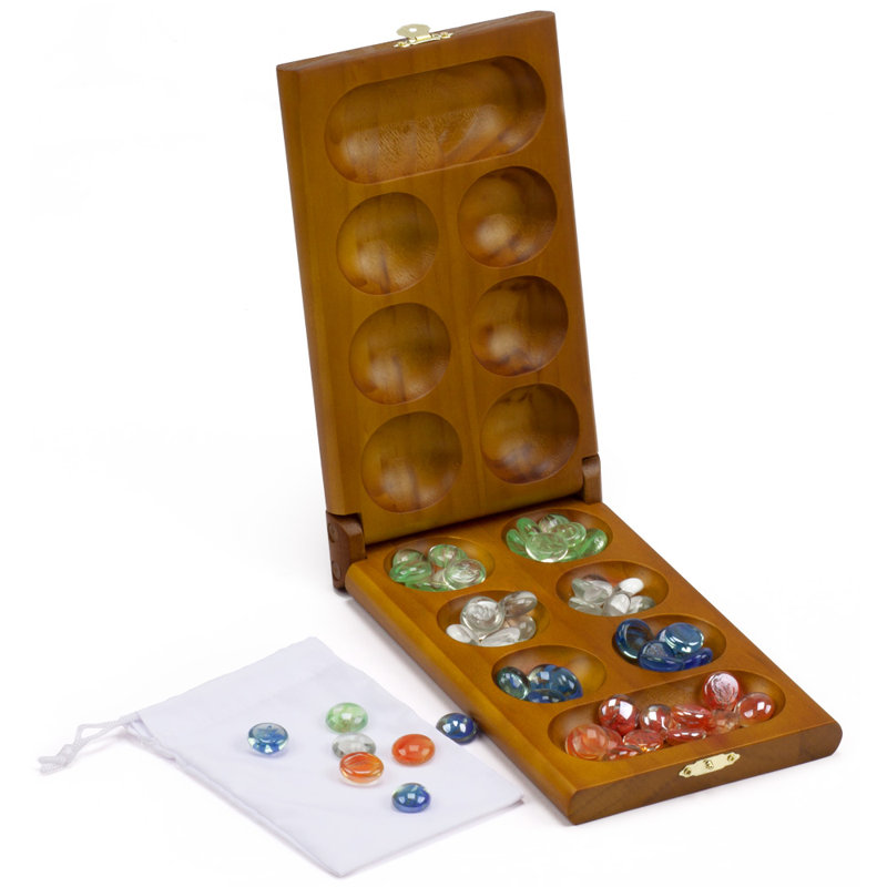 Jeu de société pliant Mancala, Chêne