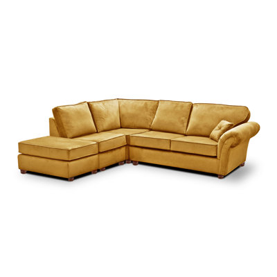Lila 5 Seater Velvet Corner Sofa 