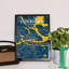 Stockholm City Map - No Frame Print-1431635304