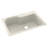 Swan 22'' W Single Bowl Solid Surface Dual Mount Kitchen Sink-38293819-38293833