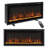 Fontvieille Black Electric Fireplace-601536006