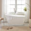 Baignoire de trempage autoportante 55,3 "X 28,3"-338660420