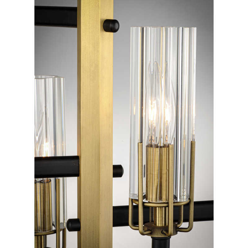 Lustre géométrique unique à 6 lumières Vivaan