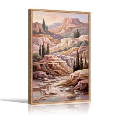 Impression sur toile Layered Pink Canyon