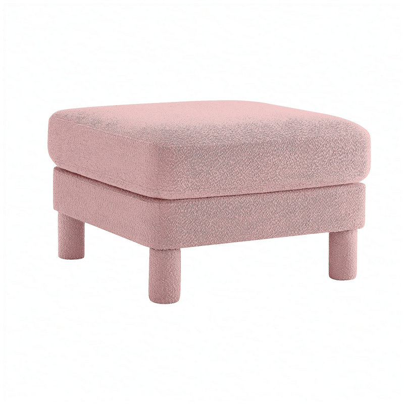 Lucas Ottoman Polyester-Pink, Pink