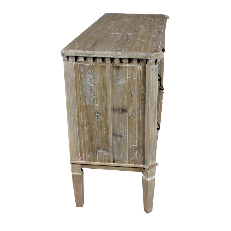Commode 2 tiroirs Isabella, Brun