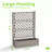 Resin Planter Box With Trellis(Light Brown/Gray)-1123400833