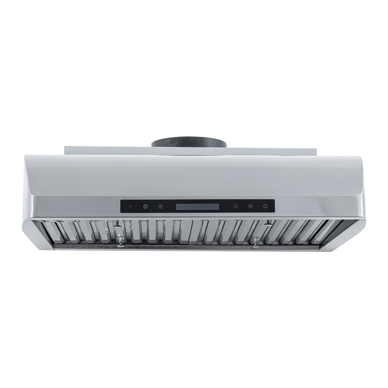 Hotte sous l'armoire PROLINE 36 pouces, conduit, 900 pi³ / min, acier inoxydable, lumières DEL, commande tactile ACL, moteur de soufflage ULTRA-SILENCIEUX, 4 vitesses, garantie de 3 ans