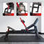 Hip Hip Thrust Machine - Banc robuste en forme de pont avec support de poids, capacité de 850 lb, pédales réglables et rembourrage antidérapant pour la gymnastique à domicile
