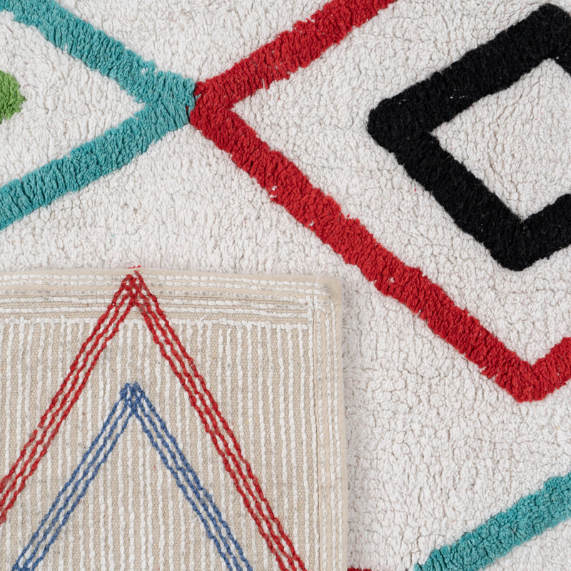 Aymeline Ikat Area Rug, Rectangle 120 x 160cm