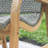Nimes 2-Person Teak Outdoor Seating Group