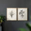 «Vintage Floral LXI», impression giclée sur cadre - ensemble de 2-1230941401-1230941392