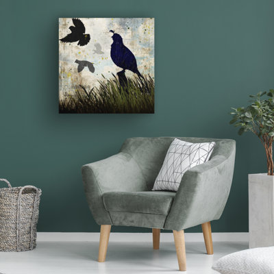 «Classic Pointer 03 Quail» par LightBoxJournal - peinture sur toile tendue