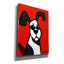 «Dog on Red» par Irena Orlov, art mural sur toile-395767084