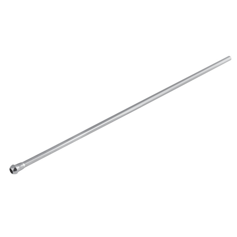 Kingston Brass Complement 30-Inch Bullnose Bathroom Supply Line, Brushed Nickel
