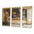 Toile naturelle avec cadre flottant