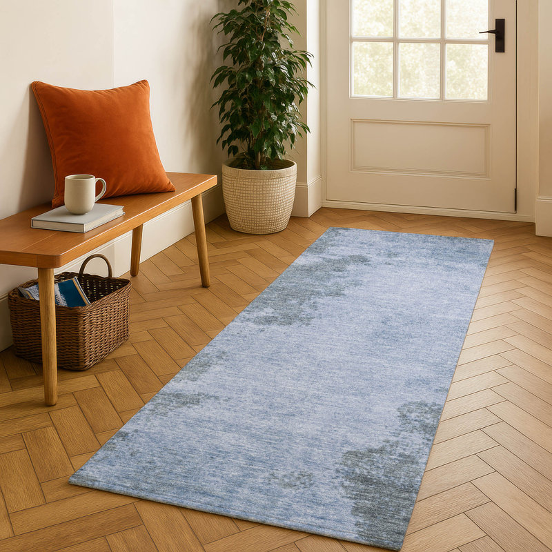 Premium Machine Washable Mayfield AMF1902 Modern Rug, Runner 2'3" x 7'6"