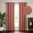 Brushed Cotton Feel 100% Blackout Grommet Curtain Pair(2 Panels)-181332428-181332416