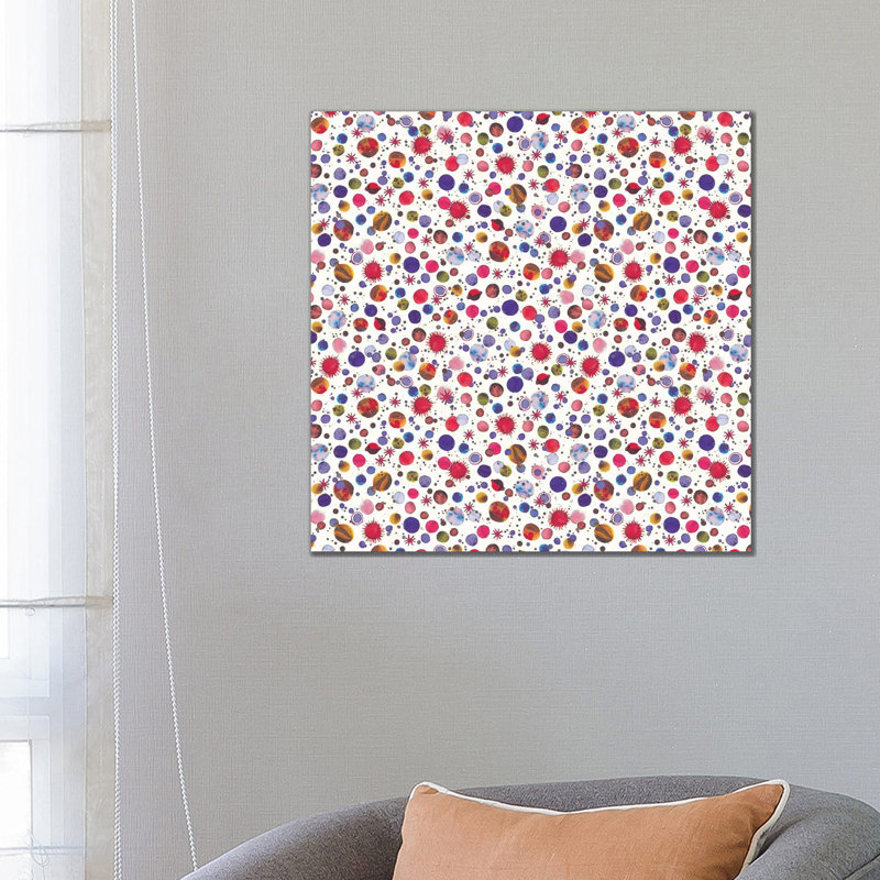 Planets Constellation by Ninola Design - Wrapped Canvas Gallery-Wrapped Canvas Giclée, 66.04 cm H x 66.04 cm W x 1.91 cm D