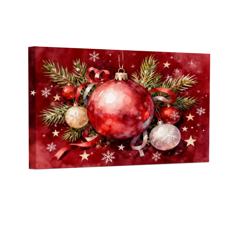 Ensemble de 3 impressions sur toile en forme de flocon de neige, H 12 po x l 18 po