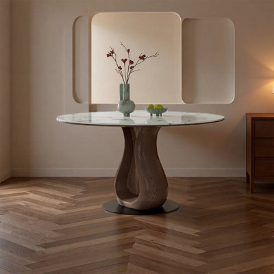 Simple Italian High-End Round Dining Table