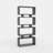 Barzykin Geometric Bookcase-396237554