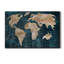 Carte industrielle - reproduction sur toile tendue-1878064050