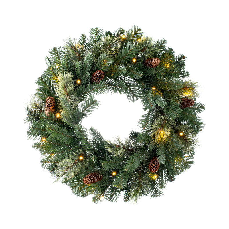 Faux Pine 61cm Wreath