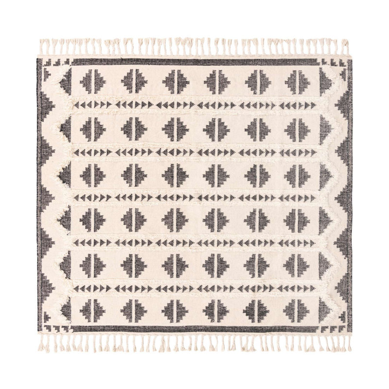 Annunciata Wool Moroccan Indoor Rug, Square 10'