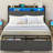Bed Frame With Headboard, USB & Type-C Charging Station-401009251