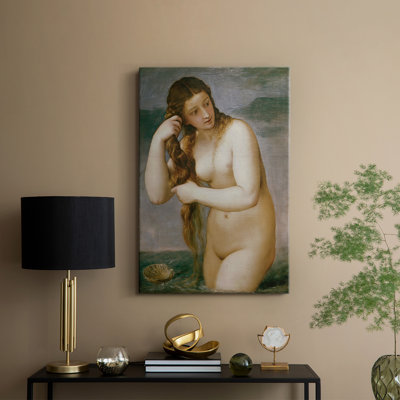 «Venus Anadyomene», toile tendue par Titian