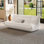 Armless Love Seat Three Seater Sofa Chair