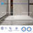 60"W X 32"D Solid Surface Curbless Shower Base With Side Drain And Cover Included, Carrara-118943307
