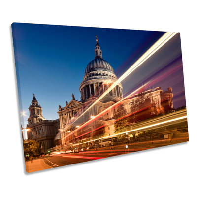 London St Pauls Cathedral - Wrapped Canvas Art Prints