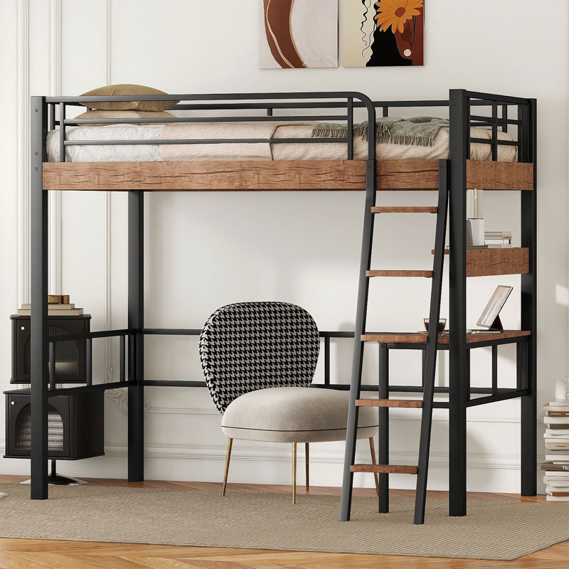 Holtzman Kids Loft Bed, Twin