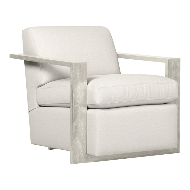 Thom Filicia Home 32" Wide Upholstered Armchair, Wrenn, Nadia Parchment