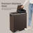 2 x 8 Gallon Stainless Steel Multi-Compartments Trash Can with 15 trash bags-136952037